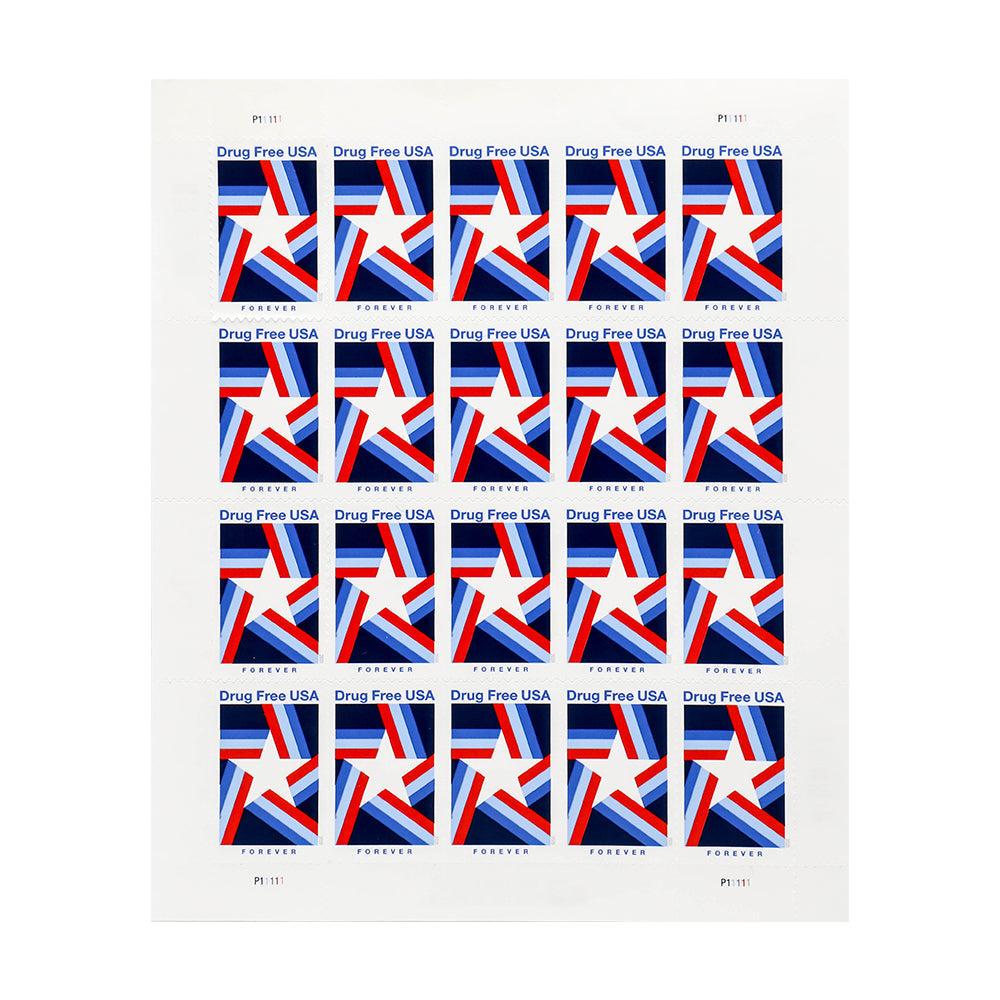 2020 US Drug Free Forever Stamps