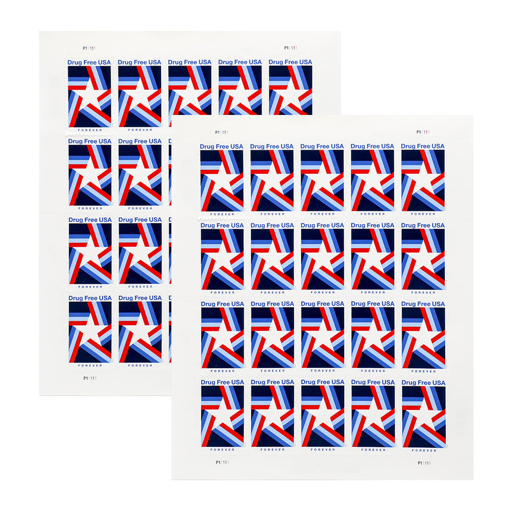 2020 US Drug Free Forever Stamps